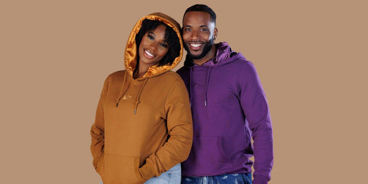 Satin-lined hoodies