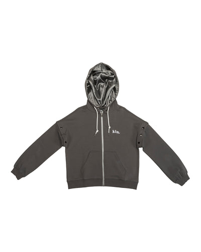 Taupe 2-in-1 Zip Up - KIN Apparel