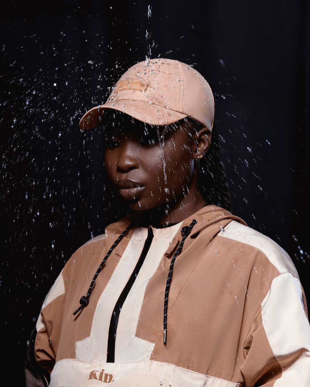 Tan Waterproof Satin Lined Dad Hat