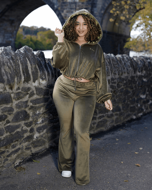Rebecca Crushed Velour Set