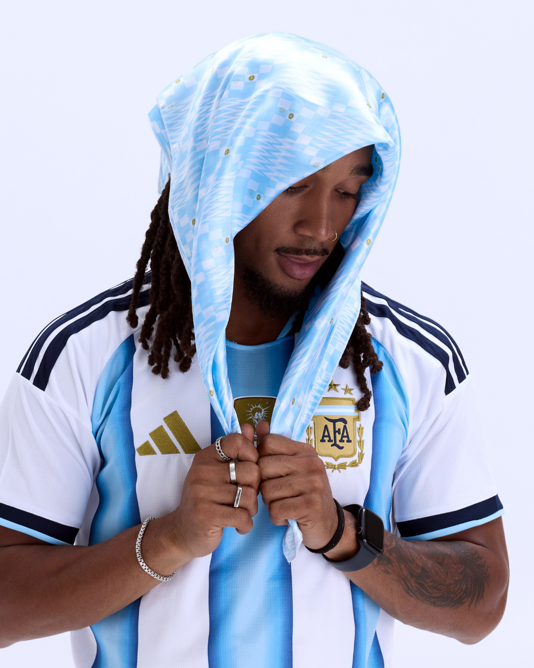Argentina Satin Bandana
