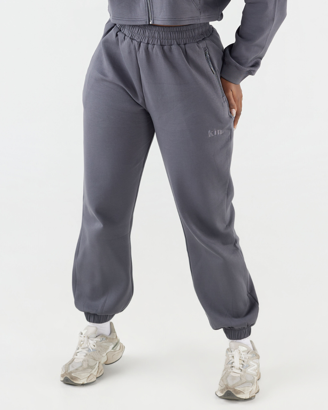 Charcoal Grey Travel Joggers