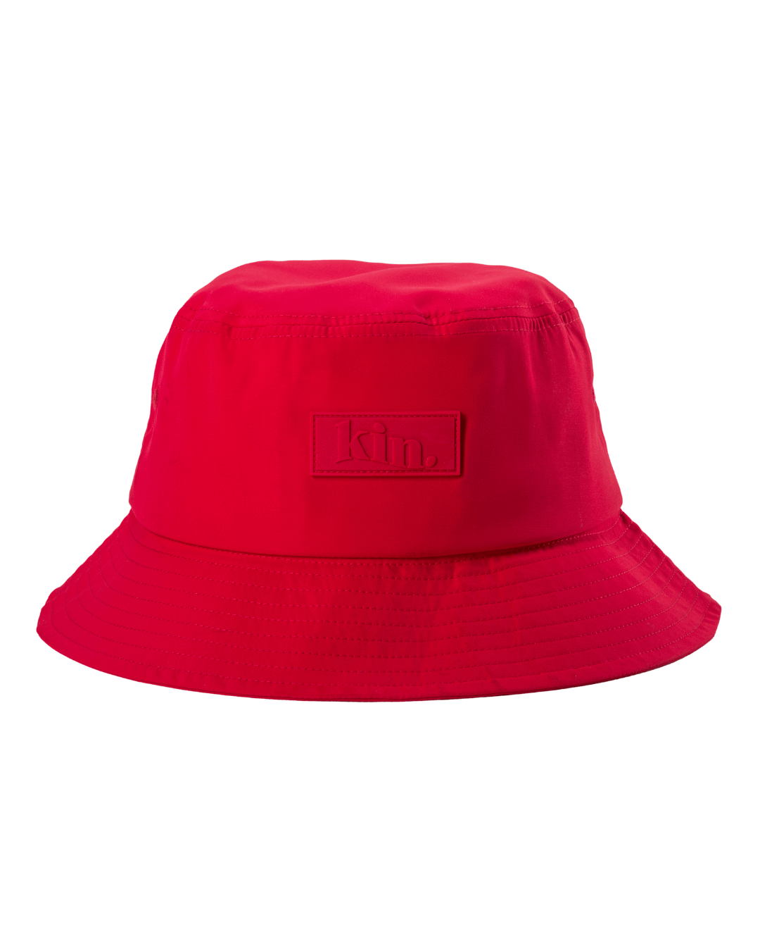 Kin Apparel Red Waterproof Satin Lined Bucket Hat Small Red