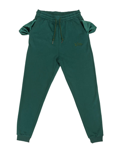 Emerald Green Thin Joggers - KIN Apparel