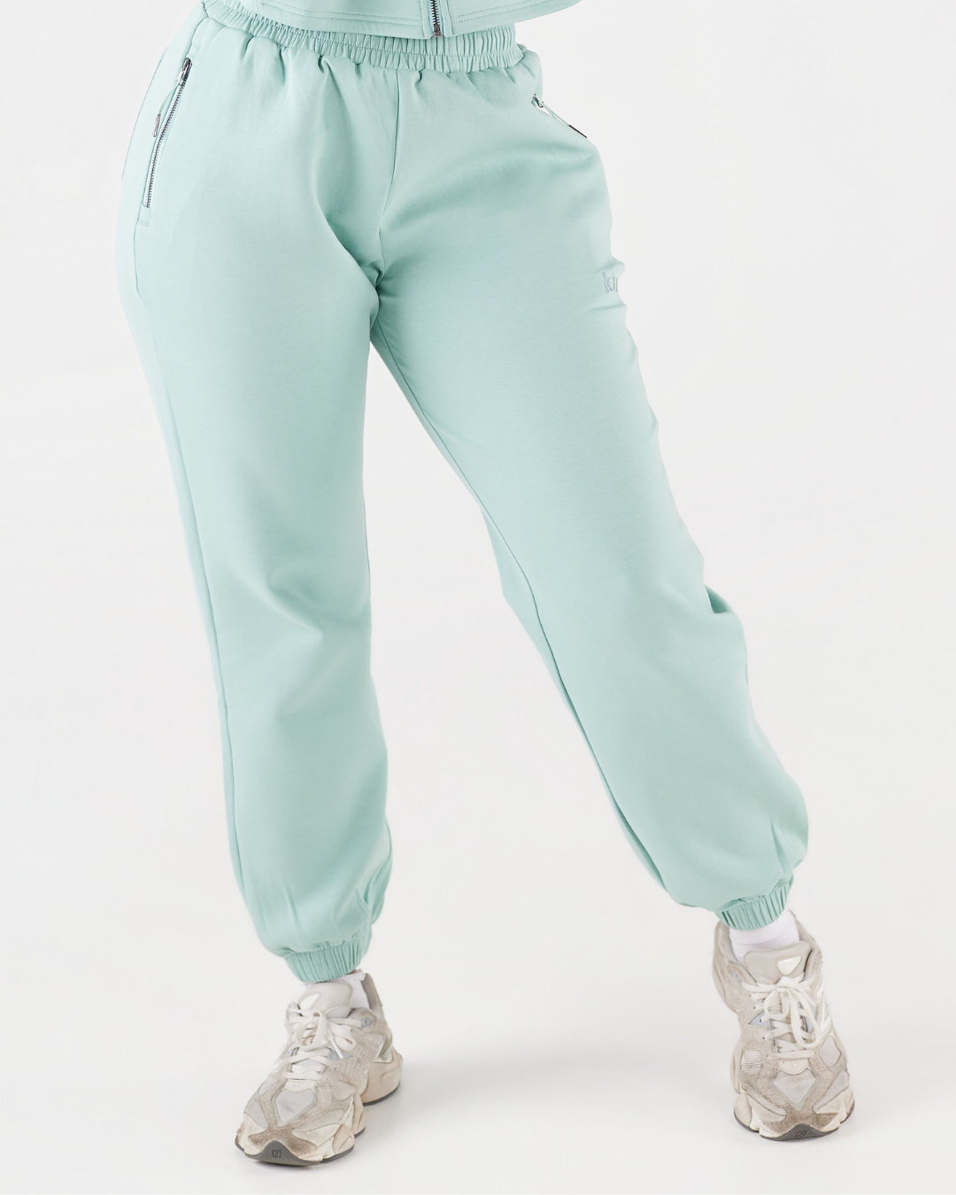 Seafoam Green Travel Joggers