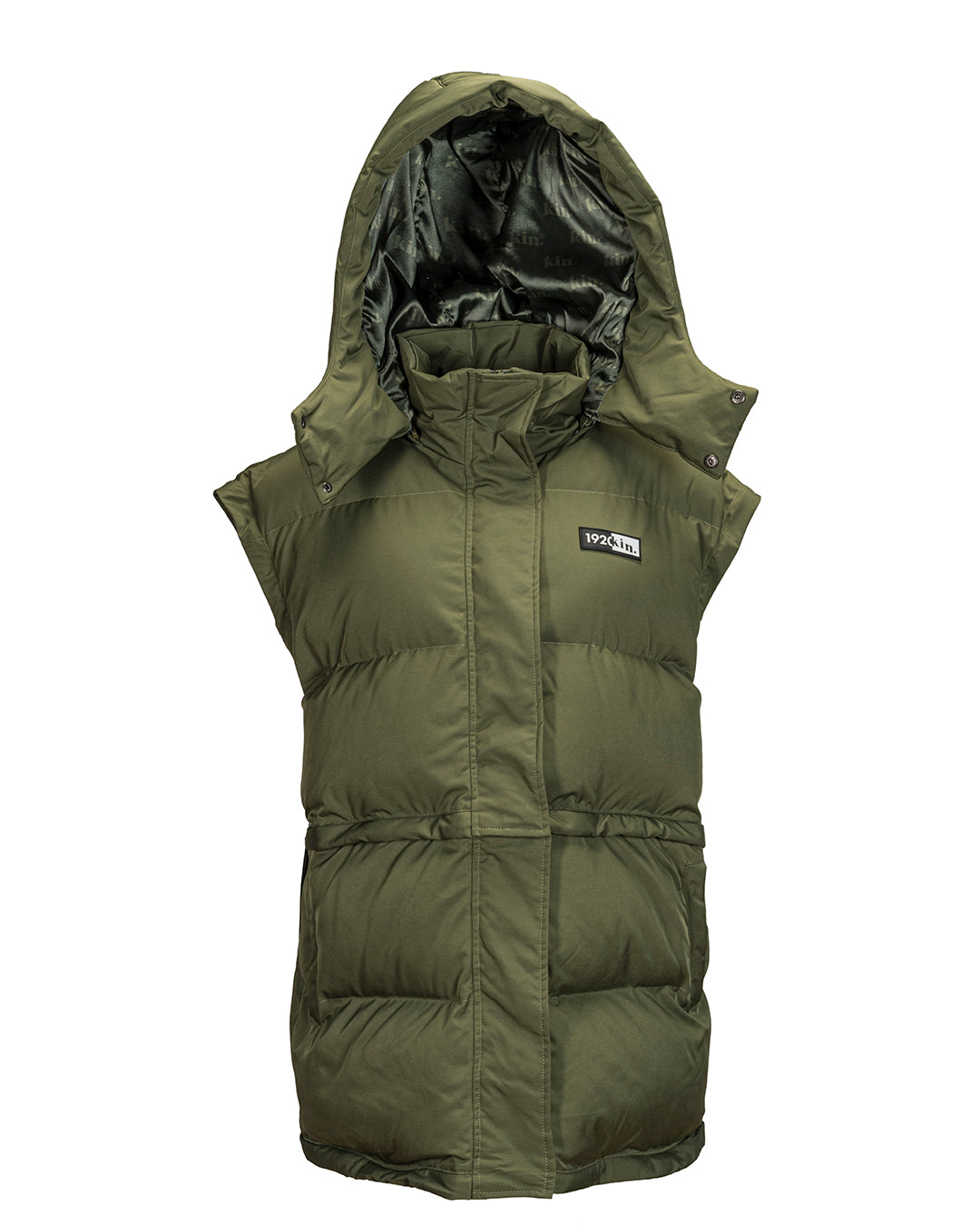 Green Chive Mid Utility Puffer