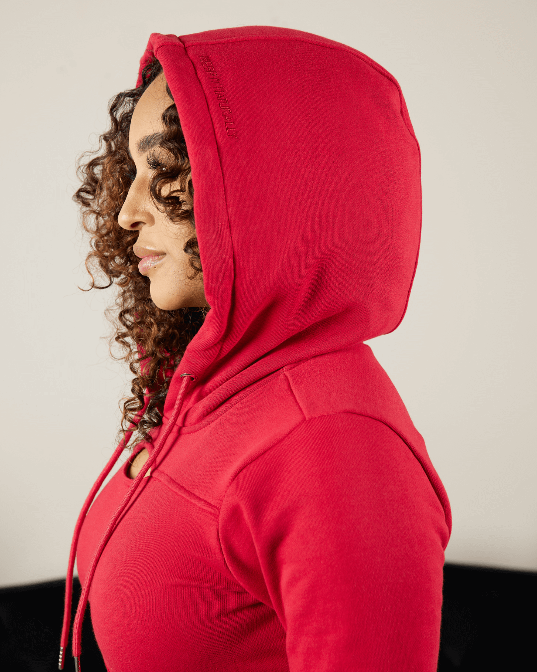 Red hooded dress sale