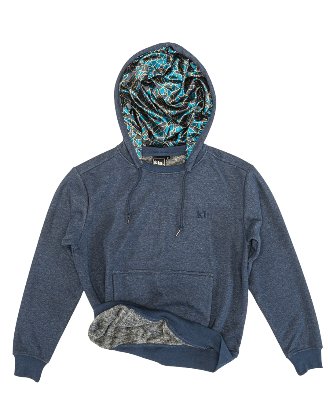 Blue Geo Thick Pullover