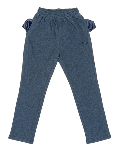 Blue Thick Straight Leg Pants - KIN Apparel