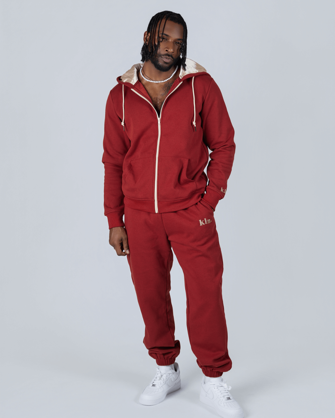 Fall Foliage Thick Zip up Set