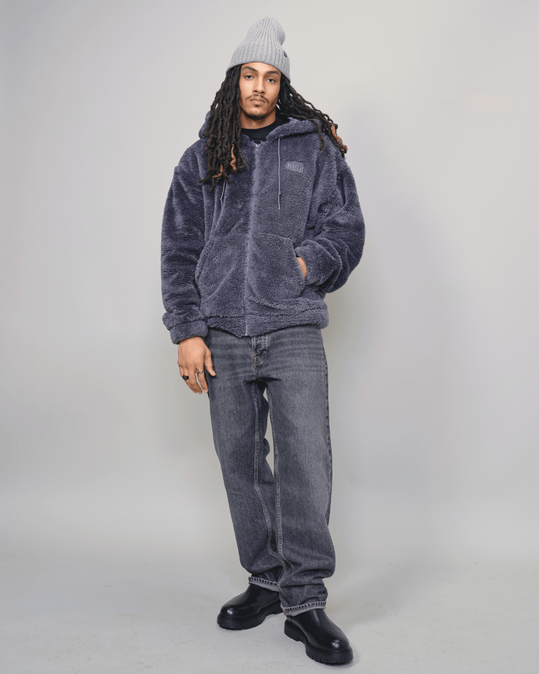 charbonシャルボン GRID FLEECE ZIP UP HOODIE Heritage Grid Fleece-Lined Full-Zip Hooded Sweatshirt – Berne Apparel