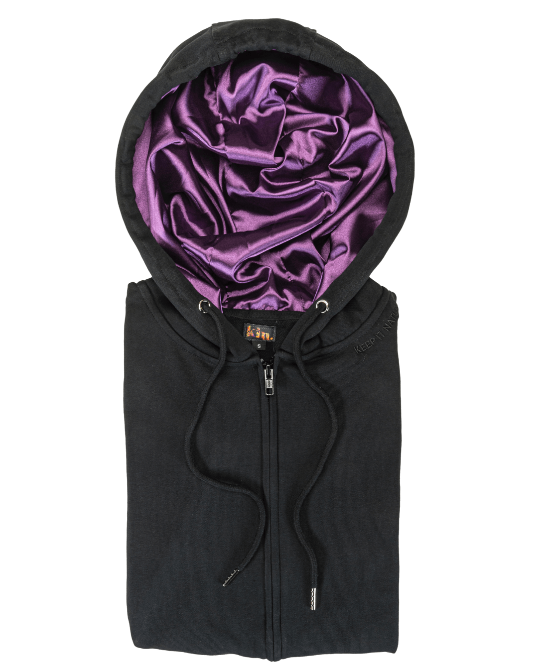 Black Royalty Thin Zip Up