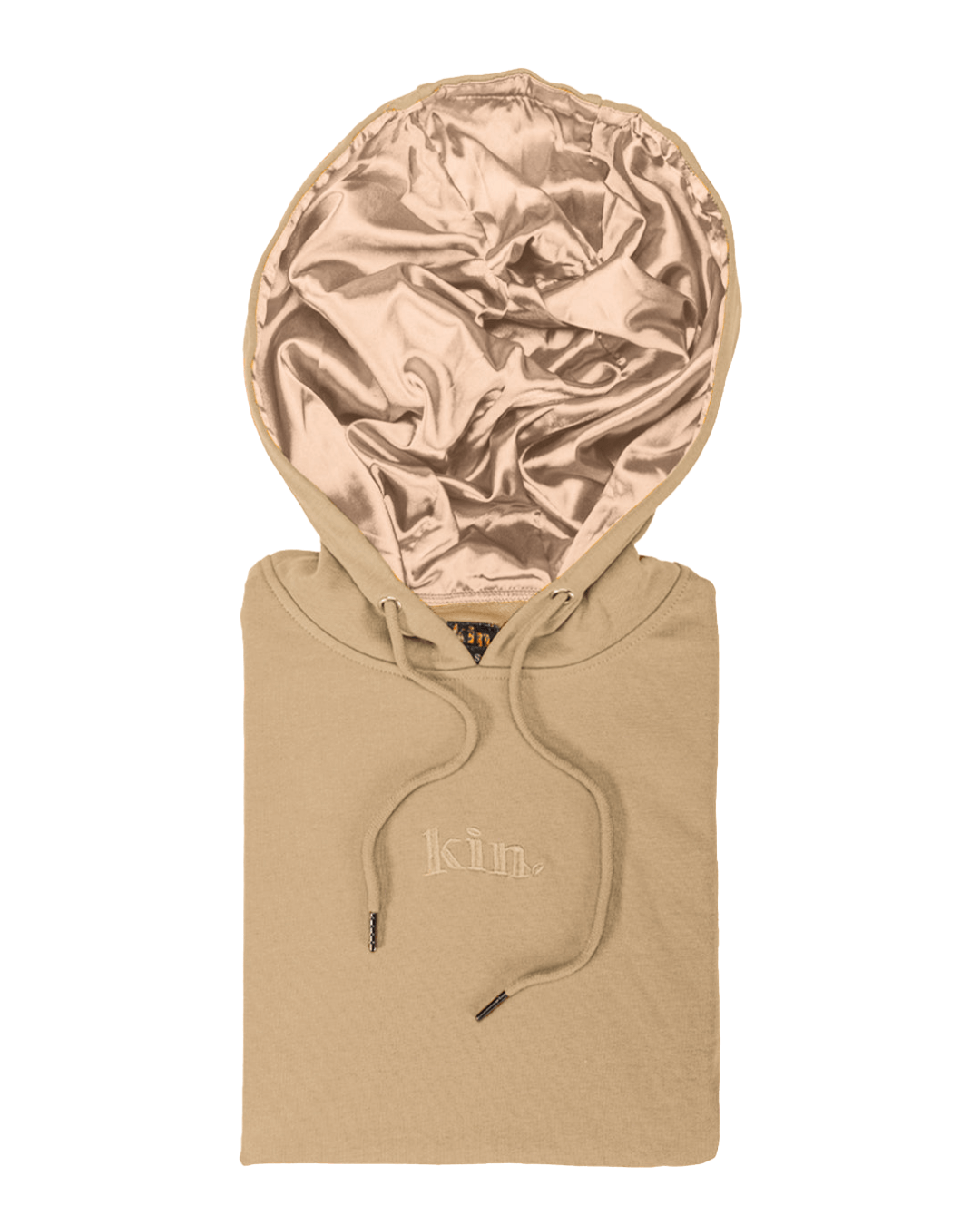 Desert Sand Thin Satin Lined Hoodie