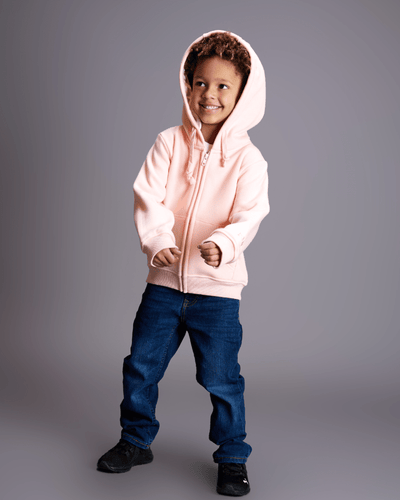 Pink Thick Zip Up for Kids - KIN Apparel