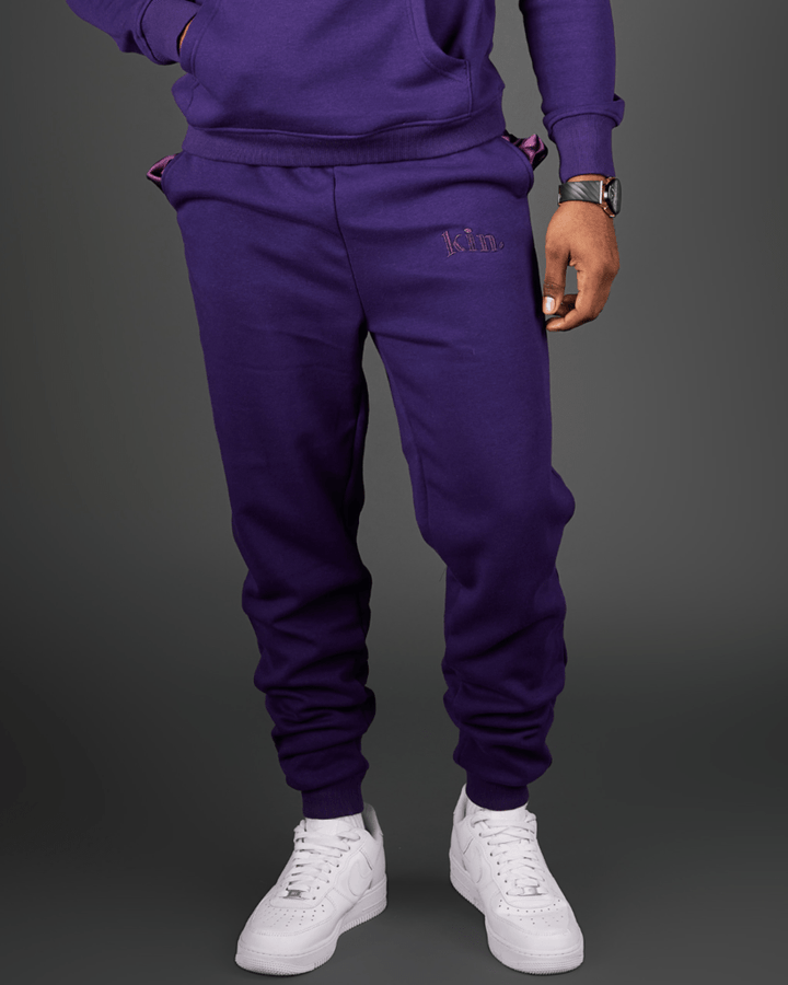 Purple Reign Thick Joggers KINApparel